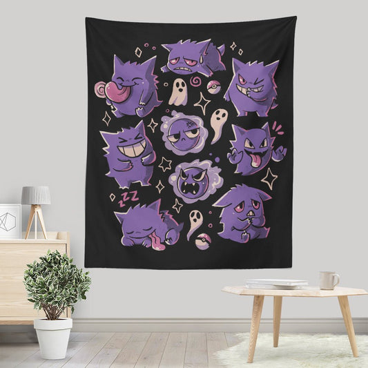 Too Many Ghosts - Wall Tapestry
