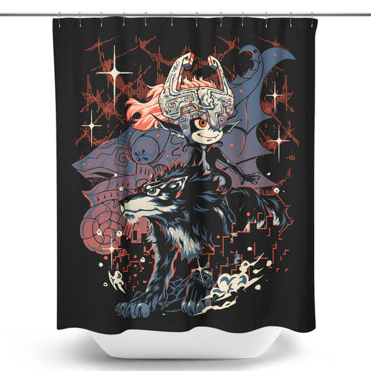 Towards the Light - Shower Curtain