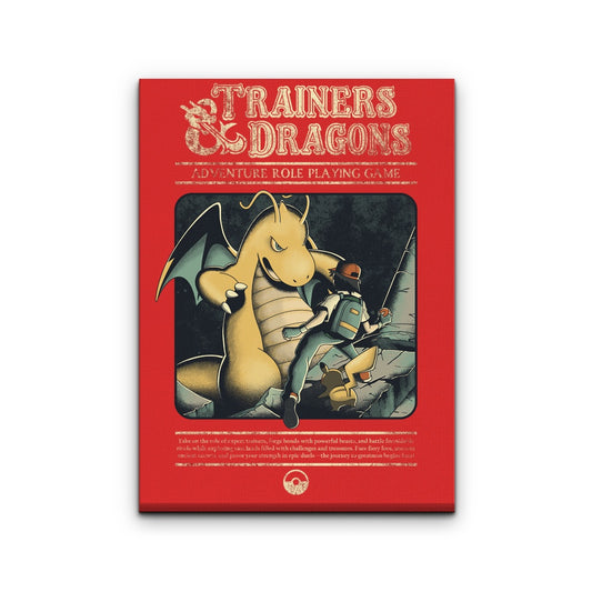 Trainers and Dragons - Canvas Print