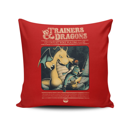 Trainers and Dragons - Throw Pillow