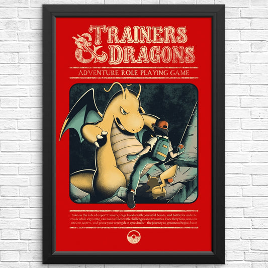 Trainers and Dragons - Posters & Prints