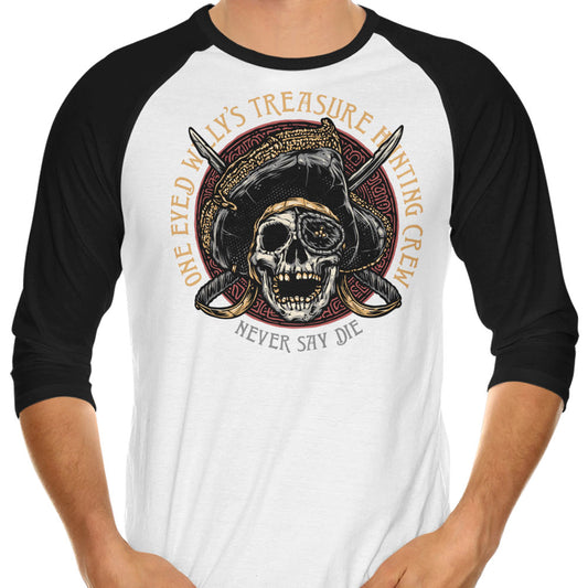 Treasure Hunting Crew - 3/4 Sleeve Raglan T-Shirt
