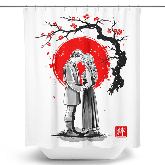 True Love Sumi-e - Shower Curtain