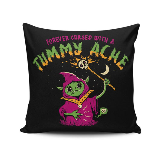Tummy Ache Sorcerer - Throw Pillow