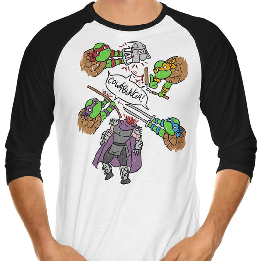 Turtle Pool - 3/4 Sleeve Raglan T-Shirt