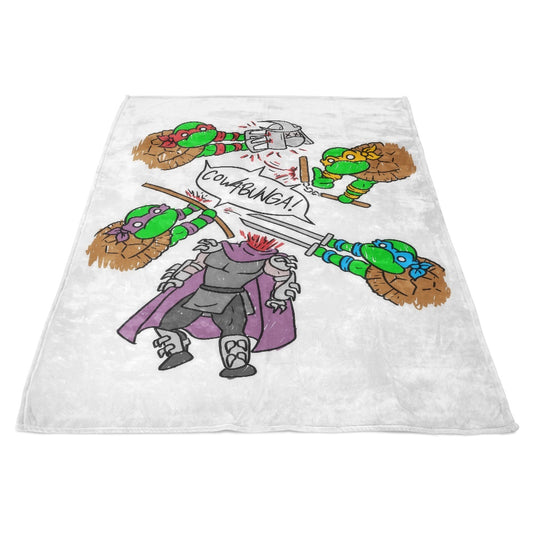 Turtle Pool - Fleece Blanket