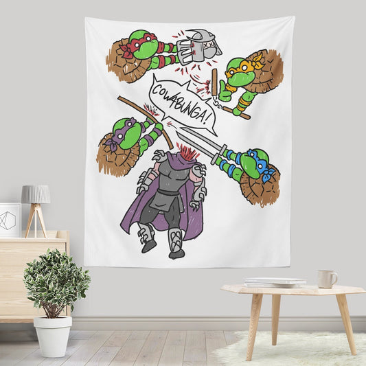 Turtle Pool - Wall Tapestry