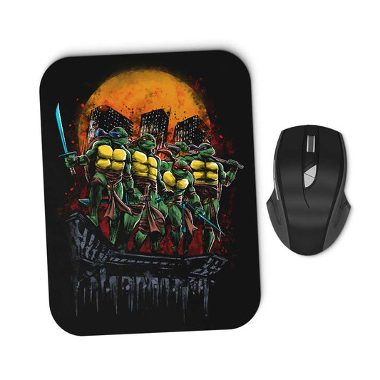 Turtles on the Roof - Mousepad