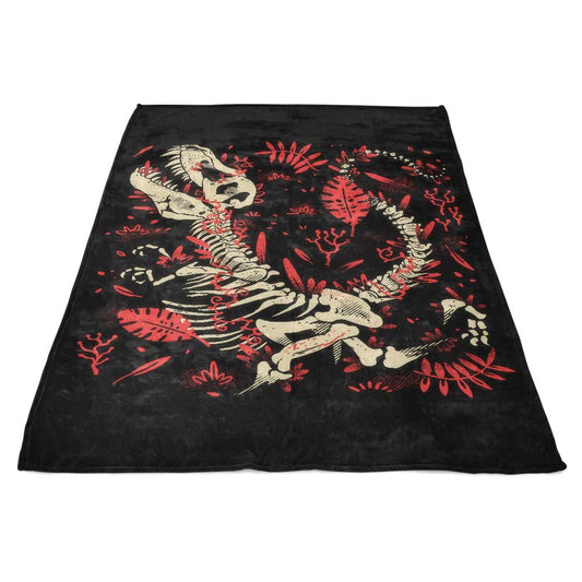 Tyrannosaurus Fossils - Fleece Blanket