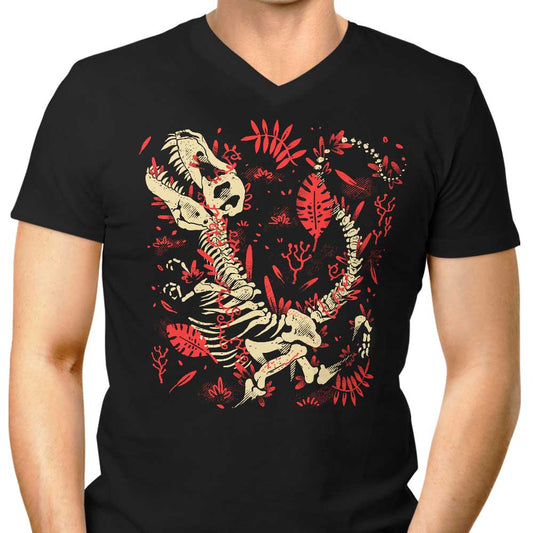 Tyrannosaurus Fossils - Men's V-Neck