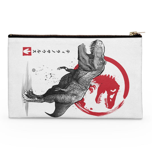 Tyrannosaurus Sumi-e - Accessory Pouch