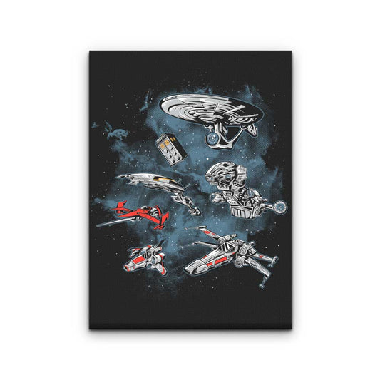 Ultimate Space Fleet - Canvas Print
