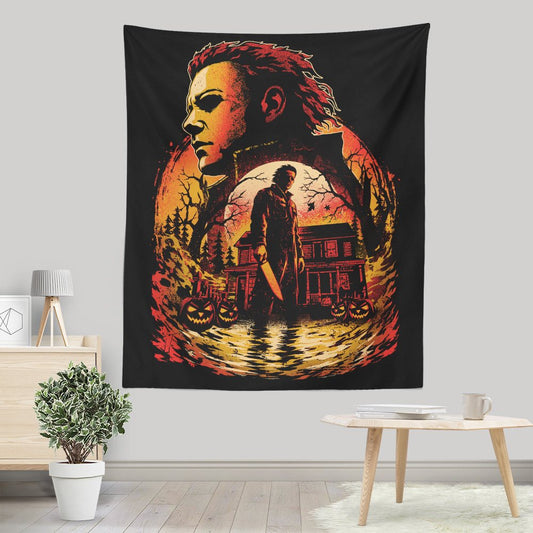 Under the Blood Moon - Wall Tapestry