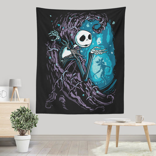 Upside Down Town - Wall Tapestry