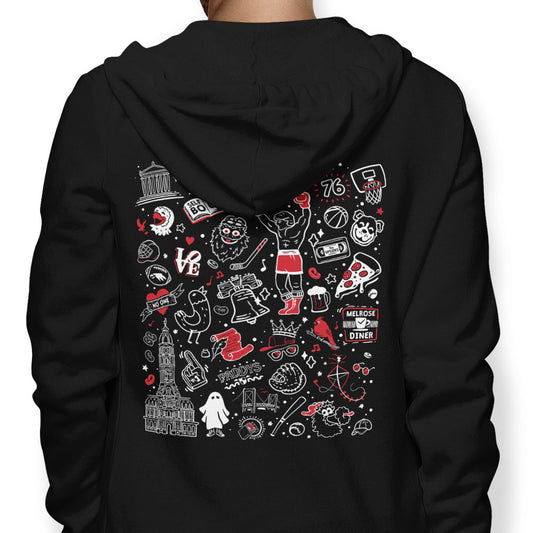 Upsides Doodles - Hoodie