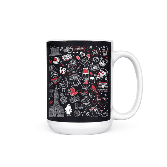 Upsides Doodles - Mug