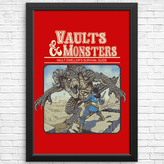 Vault and Monsters - Posters & Prints