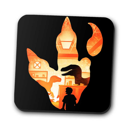Velociraptor Footprint - Coasters