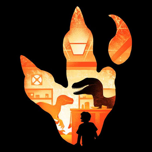 Velociraptor Footprint - Sweatshirt