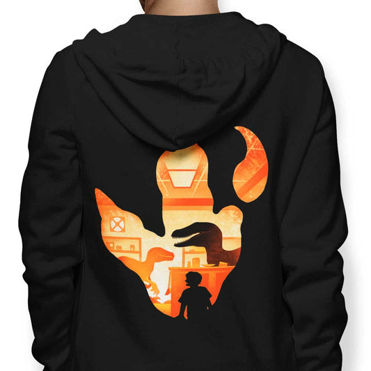Velociraptor Footprint - Hoodie