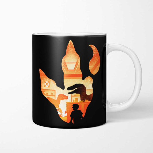 Velociraptor Footprint - Mug