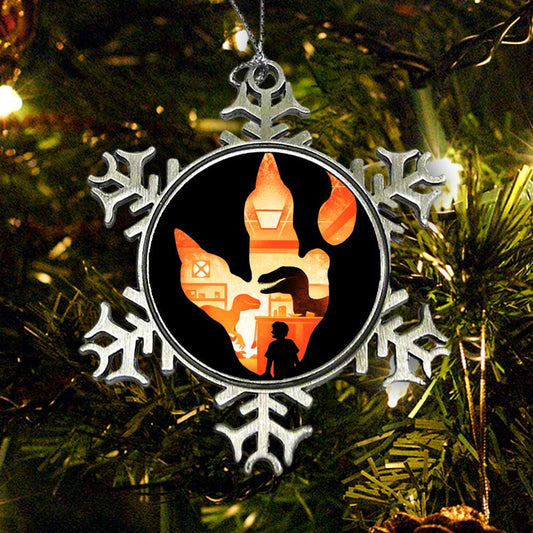 Velociraptor Footprint - Ornament