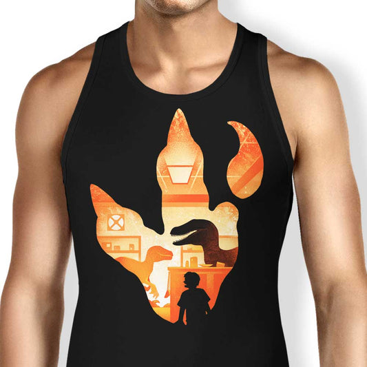 Velociraptor Footprint - Tank Top