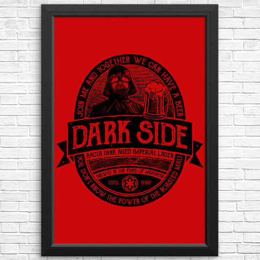 Vintage Dark Side - Posters & Prints