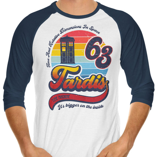 Vintage Time Machine - 3/4 Sleeve Raglan T-Shirt