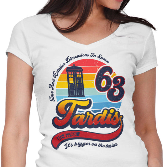 Vintage Time Machine - Women's V-Neck