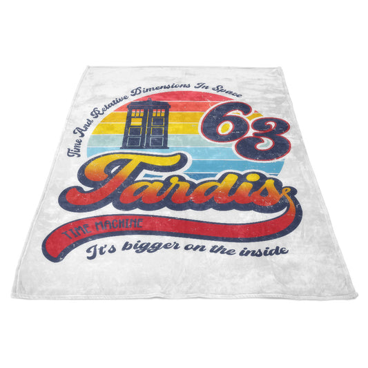 Vintage Time Machine - Fleece Blanket