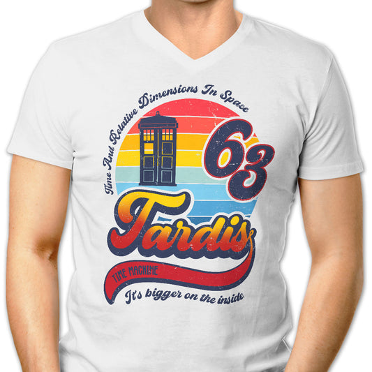 Vintage Time Machine - Men's V-Neck