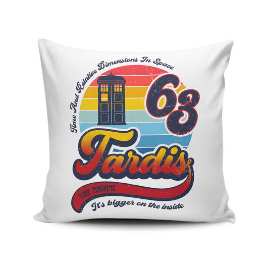 Vintage Time Machine - Throw Pillow