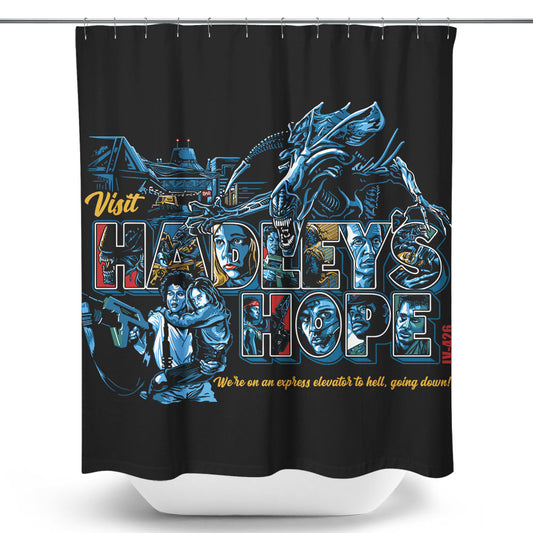 Visit Hadley's Hope - Shower Curtain