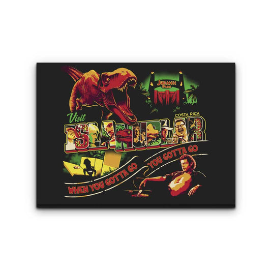 Visit Isla Nublar - Canvas Print