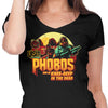 Visit Phobos - Women's V-Neck