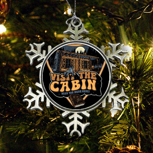 Visit the Cabin - Ornament