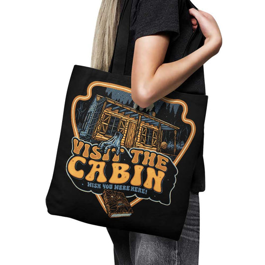 Visit the Cabin - Tote Bag