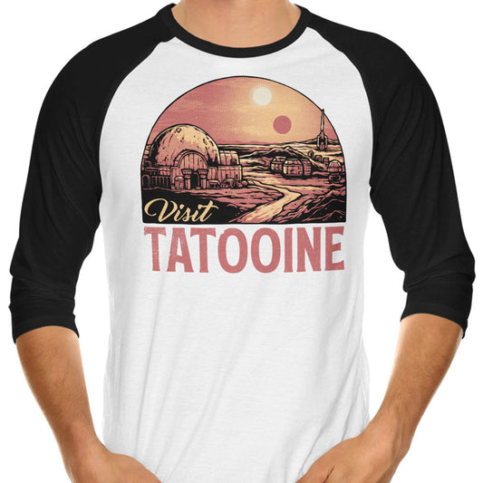 Visit the Twin Suns - 3/4 Sleeve Raglan T-Shirt