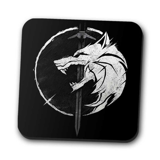 WH1T3 W0LF - Coasters