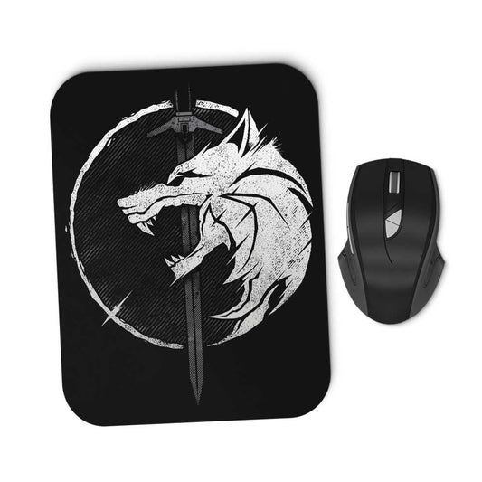 WH1T3 W0LF - Mousepad