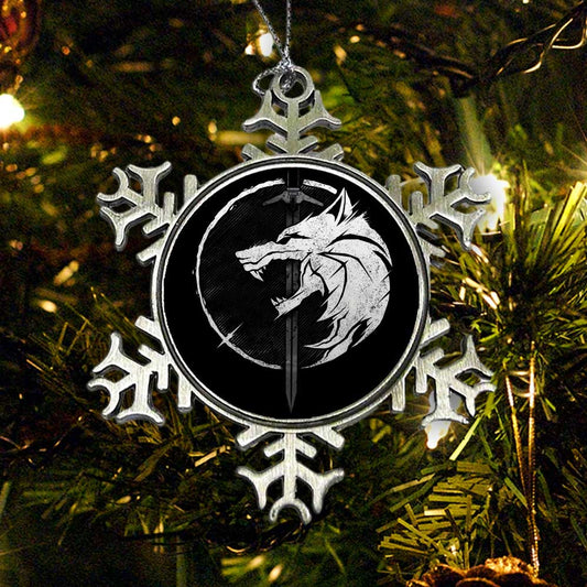 WH1T3 W0LF - Ornament