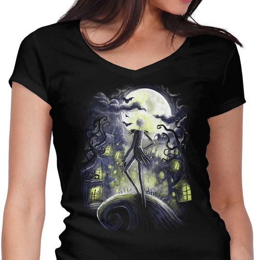 Wanderer Before Christmas - Women's V-Neck