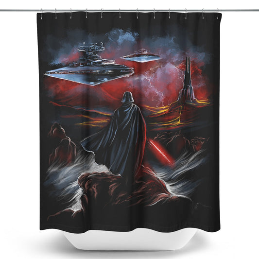 Wanderer of the Dark Side - Shower Curtain