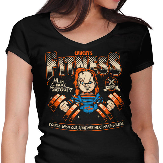 Wanna Work Out - Women's V-Neck