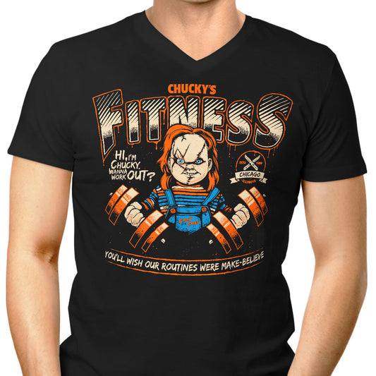 Wanna Work Out - Men's V-Neck
