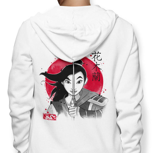 Warrior Princess Sumi-e - Hoodie