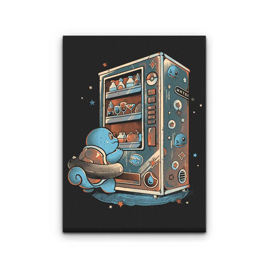 Water Vending Machine - Canvas Print
