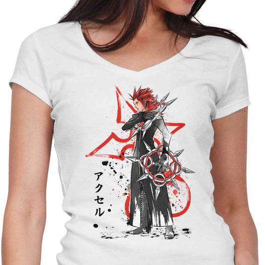 Watercolor Flurry - Women's V-Neck