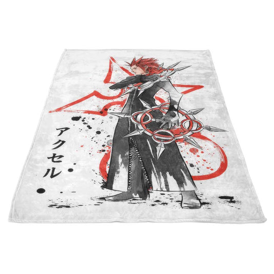 Watercolor Flurry - Fleece Blanket